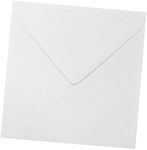 100 5" x 5" Square White Envelopes for Greetings Cards 130mm x 130mm Free Post - 100gsm Premium Thickness