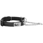 RC Pet Products 1" Primary Collection Martingale Dog Training Clip Collar, Large, Black