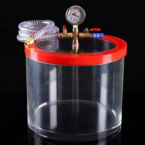 3 Gallon Acrylic Vacuum Chamber Acrylic Clear Perfect for Stabilizing Wood, Degassing Silicones, Epoxie