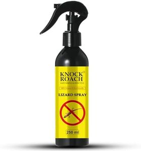 Knock Roach Lizard Control Natural Spray | Natural and Herbal Lizard Control for Home Best | Lizard Spray for Home | Chemical-Free Powerful Protection | Lizard Trap | Eco-Friendly | 250 ml (Pack of 1)