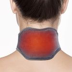 Neck Heating Pad, USB Heated Neck Wrap for Pain Relief with Auto Shut Off, 3 Adjustable Temperature, Reusable Electric Thermal Hot Compress Neck Brace, Heat Therapy for Soreness & Stiffness Relief