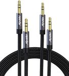 FONVOi 2 Pack AUX Cable, [8ft/2.4m,