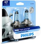 Philips H7 CrystalVision Ultra Upgrade Headlight Bulb, 2 Pack