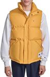 Champion Men's Puffer Vest with Logo, Sunflower