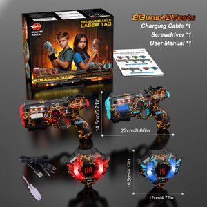 VATOS Rechargeable Laser Tag Set – Multiplayer Infrared Blasters