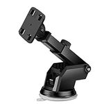 TOUTBIEN Suction Cup Mount for Sat Nav Car GPS Navigation Holder Support Stand on Windshield & Dash Board Compatible with All Navigator CarPlay with 4 Holes on the Back