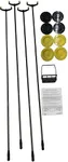 Allen Shuffleboard Premium Shuffleboard Set with Tournament Discs, Fiberglass Cues, Disc Carrier, & Shuffleboard Rules