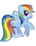 Amscan Anagram 2646701 - My Little Pony Rainbow Dash Foil SuperShape Balloon - 28"