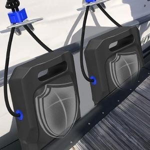 Mionovity Boat Bumpers for Docking, Boat Fenders for Docking, Large Flat Dock Bumpers for Pontoon Bass Boat, 2 Pack