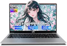 NIMO 15.6" FHD-IPS-Laptop, Intel i5-12450H 8 Cores 16GB RAM 1TB SSD (Beat i7-11800H, Up to 4.4 GHz) 100W Type-C Fingerprint Backlit Keyboard for Professionals & Students Office, Study & Travel