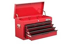 Hilka G208C6BBS BBS Heavy Duty 6 Drawer Tool Chest, Red, Medium