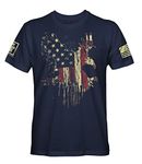 Eagle Old Glory T-Shirt (Navy, S)