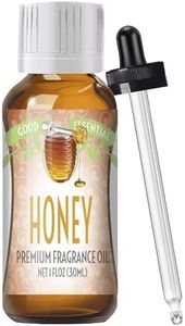 Good Essential Professional Honey Scented Fragrance Oil 30ml (1 fl oz) for Diffusers, Soaps, Lotions, Perfume, Soap & Candle Making