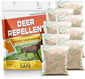 Deer Repellent for Plants, Rabbit Repellent Outdoor, Deer Away Repellent Outdoor, Rabbit Deterrent, Deer Deterrent for Trees, Deer Repellant Yard (1.1 Ounce (Pack of 8))