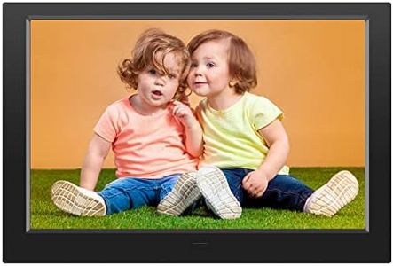 10.1 inch Digital Photo Frame with Remote Control, Smart Digital Picture Frame with Large Display, Share Moments via SD Card and Mini USB, Wall Mountable, 1080P FHD Resolution