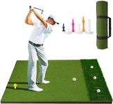MONOJOY Golf Hitting Mat 5x4ft, Thi