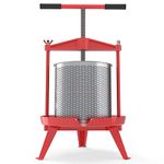 3.69 Gallon Heavy-Duty Cross-Beam Stainless Steel Fruit and Wine Press