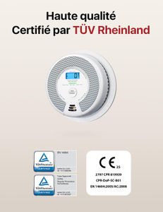 X-Sense Smoke and Carbon Monoxide Alarm – Dual Sensor Safety Detector