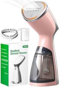 OGHom Portable Travel Handheld Steamer for Clothes, Garment Wrinkle Remover, 1000W Strong Penetrating Fabric Steamer, for Home, Office, Travel (ONLY FOR 120V) (3-Pink)