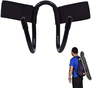 YYST Backpack Attachment Carrier Hanger Rack Hook Holder for Carrying Skateboard - Fit Most Backpacks - Easy to Use - No Backpack