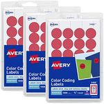 Avery Round Color Coding Labels, Re