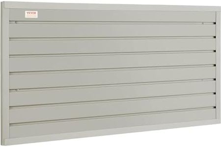 VEVOR Slatwall Panels, 121.9 x 30.48 cm Gray Garage Wall Panels (Set of 2 Panels), Heavy Duty Garage Wall Organizer Panels Display Perfect for Retail Store, Garage Wall, and Craft Storage Organization