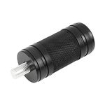 sourcingmap M8 x 1.25 Black Billet Knurled Burst Motorcycle Shifter Peg