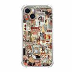 malegaon Cartoon Comic Superhero Case for iPhone 15 Plus/iPhone 14 Plus, Pop Culture Art Collage Pattern Case,Soft TPU Bumper Case for iPhone 15 Plus/iPhone 14 Plus