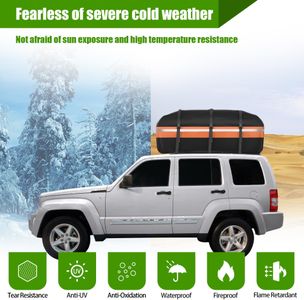 Signstek Car Roof Bag, 21 Cubic Feet Waterproof Cargo Carrier – Fits All Vehicles