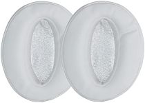 kwmobile Ear Pads Compatible with Sennheiser HD 4.50 BTNC Earpads - 2X Replacement for Headphones - White