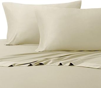 Split-King (2 TXL), Sand : Royal Hotel Silky Soft Bamboo Split-King (2 TXL) Cotton Sheet Set - Sand