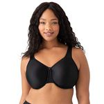 Wacoal Women's Basic Beauty Underwire Bra, Black, 38DDD