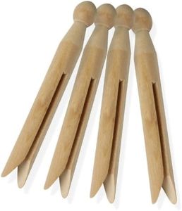 The Emporium Home - Set de 24 pinzas (madera, 11 cm)
