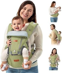 besrey Hip Seat Carrier For Baby, Front Pack Wearing Carrier, Hiking Backpack Carrier, Tactical Toddler Gear Carrier For Dad, Easy