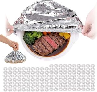 Reusable Aluminum Foil Food Covers Thickened Heat Resistant,150 PCS