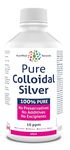 Pure Silver Colloidal - 10ppm, 600ml | Made in Canada & 3rd Party Tested | Premium Colloidal Silver for Daily Use, Nutrimed Naturals; Nutrition, Nature & You