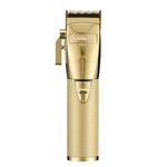 BaBylissPRO GOLDFX+ Professional Barber Cord/Cordless Hair Clipper for Men, All Metal, Lithium Battery with 3 Hours Runtime, Gold