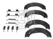 febi bilstein 08324 Brake Shoe Set for parking brake, with additional parts, pack of two