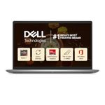 Dell 15, AMD Ryzen 7-7730U, 16GB DDR4, 512GB SSD, FHD 15.6"/39.6 cm, Windows 11, Office H&S 2024, Platinum Silver, 1.63 Kg, 120Hz 250 nits, AMD Radeon Graphics, Standard Keyboard, Thin & Light Laptop