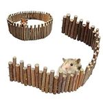 Generic Hamster Cage Fence - Fun Climbing Ladder Fence For Chinchilla,Hamster Accessories Chew Toy, Cage Decor Platforms For Rabbit, Chinchilla, Guinea Pig, Hamster