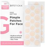 ZitSticka Pimple Patches for Face and Body, Hydrocolloid Patches to Cover Zits, Acne Patches or Zit Spot Stickers, Body Patch (GOO GETTER 36 Pack)