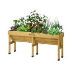 VegTrug® Wall Hugger 1.8m raised bed planter, Natural