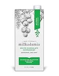 Milkadamia Holiday Special Edition - White Chocolate Peppermint Nog - Macadamia Milk, 32 Fl Oz (Pack of 6) - Non-GMO Project Verified, Vegan, Kosher