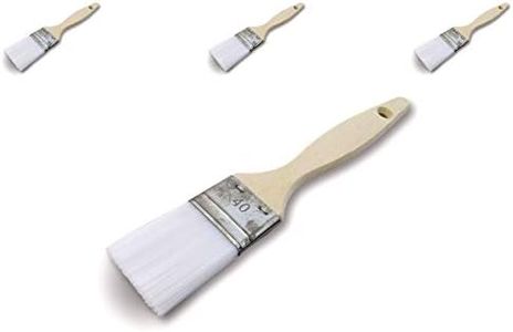 Pinceau de nettoyage queue de morue |Lot de 3 | Nylon | Largeur 40mm | Unité jetable | Multi support | Peinture huile acrylique vernis émaux colle lasure teinture apprêt résine | Kibros 321_40cx3