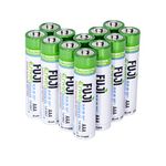 Fuji Enviromax AAA LR03 Super Alkaline Batteries - Eco-Friendly, Long Lasting, Powerful, No Harmful PVC & Heavy Metals Used – (12 Pack)