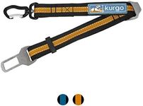 Kurgo Direct to seat Belt Tether for Dogs, Car seat Belt for Pets, Adjustable Dog Safety Belt Leash, Quick & Easy Installation, Works with Any Pet Harness, Carabiner, Swivel, Bungee, Zipline