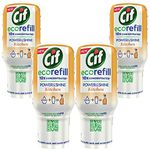 Cif Power & Shine Kitchen Cleaning Spray Refill (Pack of 4 x 70 ml Eco Refills)