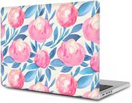 Hard Case Compatible with MacBook 12 inch with Retina Display 2017 2016 2015 Release Model A1534, Lightweight Plastic Laptop Hardshell Cover for MacBook Retina 12", Pink Flower