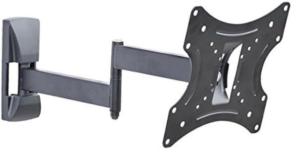 MX Universal Heavy-Duty Double Arm Wall Mount for 17–42 Inch LED, LCD & Plasma TVs | Adjustable Tilt & Swivel Bracket | Durable Metal TV Wall Stand | VESA Compatible
