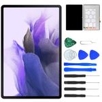 NB+ Touch Screen LCD Replacement For Samsung Galaxy Tab S7 FE 2021 12.4" LCD Display Unit Digitizer Front Glass Panel Black with Tools